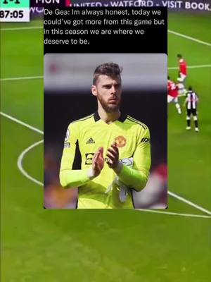 A post by @ftblmnm_1 on TikTok caption: Will united finish in the conference league or the europa league🤔#football#Soccer #fyp#degea #manutd