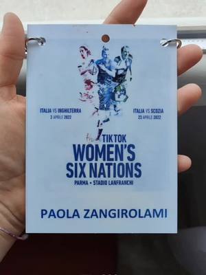 A post by @paolaginazangi on TikTok caption: #TikTokW6N#SixNationsRugby#ITAvSCO#MatchdayStory@federugby @womenssixnations