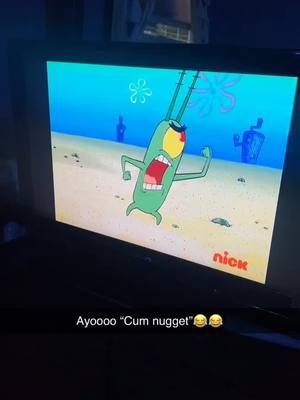 A post by @713hunter on TikTok caption: Ayooooo @Nickelodeon wildin 😂😂 #spongebob #nickelodeon #plankton