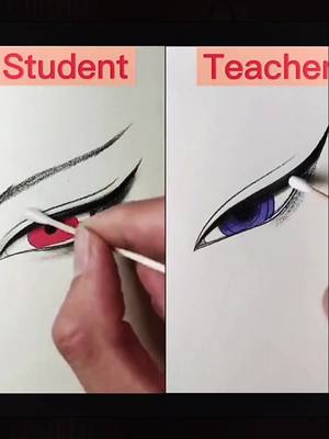 A post by @tiktokpainter0 on TikTok caption: teacher is still teacher 😂#dawing #funnyvideo #amazing #funnyvideo