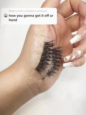 A post by @starryoceans1 on TikTok caption: It"s easy, link in bio💜#foryou #fyp #fakelashes #lashe #lsies #Eyeliner #lashliner#adhesiveeyeliner #lashgluepen #mageticlashes