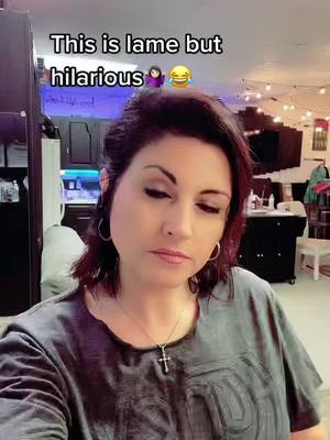 A post by @lisashieldsmorgan on TikTok caption: This is lame but it cracked me up lol #MomsofTikTok #funnytiktoks #fyp #icrackmeup #blowthemafrenchkiss #whatthewhat