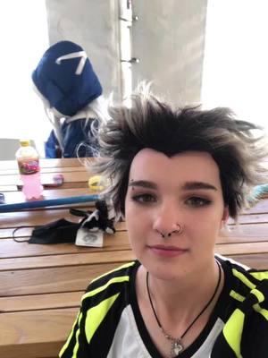 A post by @nothink.cos on TikTok caption: Crusty😰 @Salt #bokuto #sharkgirl #run #haikyuu