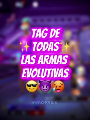 A post by @dachonda on TikTok caption: TODA MI COLECCIÓN 😈😎#parati #fyp #freefire #humor #comedy #insana #evolutivas #armasevolutivasff