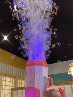 A post by @homie_treasure on TikTok caption: #bubblemachine #bubblegun #bubble #toys #fypシ