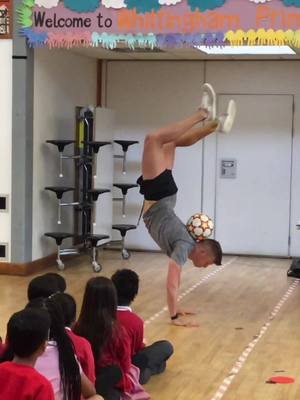 A post by @jamieknightfs on TikTok caption: Should I come to your school? 🤔🔜⚽️ #freestylefootball #schoolworkshops