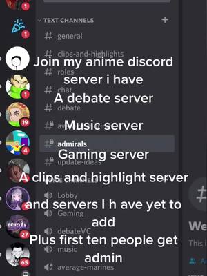 A post by @hashiraofthemoon on TikTok caption: #anime #onepiece #naruto #discord #debate #gaming