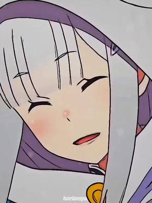 A post by @huertasenpai_ on TikTok caption: #rezero #emilia #emiliatan #anime #emaanimefamily #ramensqd #swordsq #morkzsq