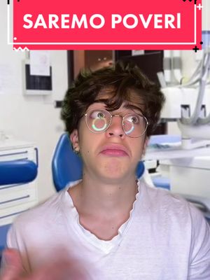 A post by @giacomomenegatti on TikTok caption: se la capite avete sofferto tanto sia per il dolore che per il portafoglio😀#ironia #ragazzi #giacomomn #dentista ⚠️1 scusate le condizioni ahaha 2 non avere i denti dritti non vuol dire essere brutt* ma spesso porta a problematiche maggiori💕