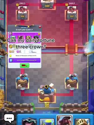 A post by @clash_elite on TikTok caption: #clashroyale #fyp #comeback y’all rocking with the daily fortune or do y’all prefer daily emote