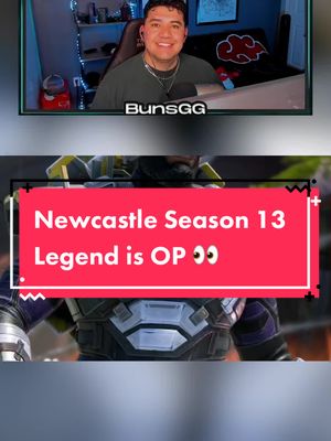 A post by @bunsgg on TikTok caption: Is Newcastle OP or Average? LMK 👀 #apexlegends #apexlegendsclips #apex #newcastle