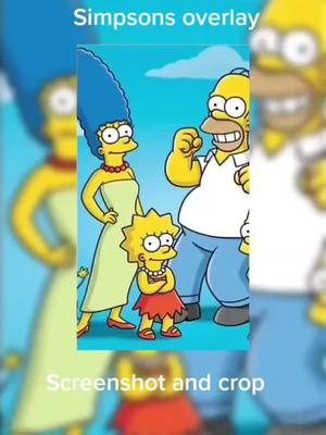 A post by @coloringhelpss.bu on TikTok caption: Simpsons overlay for the Simpsons coloring!