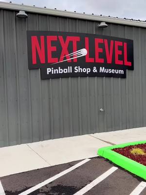 A post by @derek_5.0 on TikTok caption: Next Level Pinball Shop & Museum in Hillsboro, Oregon. #pinball #arcade #pnw #oregon #tiktokgaming #videogames #museum