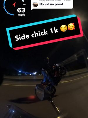 A post by @allblkgixxer01 on TikTok caption: Reply to @ethanbolin1 Mane you already know I ain’t gonna 🧢! Lol at the added sound! #bikelife #sidechick