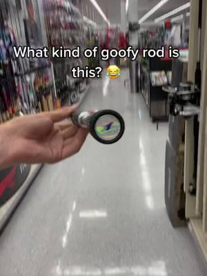 A post by @ on TikTok caption: I’m genuinely interested if anyone actually owns this rod 😂 #fyp#fishing#fish#rod#reel#pond#lure#line#lake#river#texas#chasebaitsusa#texasfishing#tx