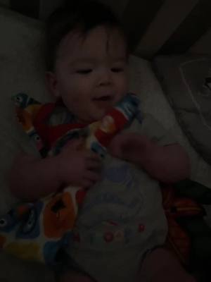 A post by @dannyjmckee on TikTok caption: The best way to start my day #foryou #baby #family #son #infant #8months #morning #wakeup #early #happy #smile #laugh #abc #xyz #itsaboy #