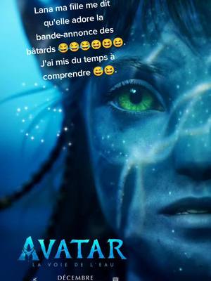 A post by @mininestea on TikTok caption: #girl #avatar #avatar2 #bandeannonce #drole #film