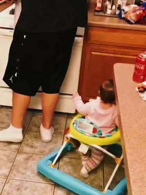 A post by @sproutfox_home on TikTok caption: Baby what are you doing?🤔 #baby #babyfunny #dadbaby #foryou