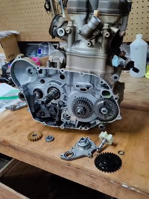 A post by @patdoll197 on TikTok caption: Motor Teardown #suzuki #ltr450