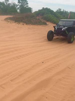 A post by @racingwiththerutherfords on TikTok caption: Let’s try this again lol. Nothing better than @shocktherapyst  best money spent!#fyp #fortheboys #riding #racing #sendit #senditsaturday #canam #rzr#dunes