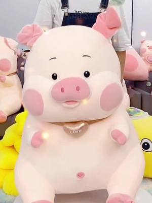 A post by @bsetoy on TikTok caption: Do you like this cute piggy plush toy#niuniudaddy #fyp #foryou