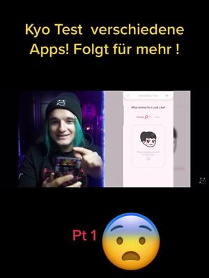 A post by @noah4_codmofficial on TikTok caption: Kyo testet verschiedene Apps! Teil 2 kommt….. ! #kyocreepy #fy