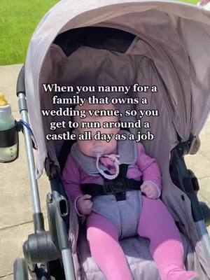 A post by @jordanrayhalsey on TikTok caption: My job is cooler than your job #nanny #castle #nannylife