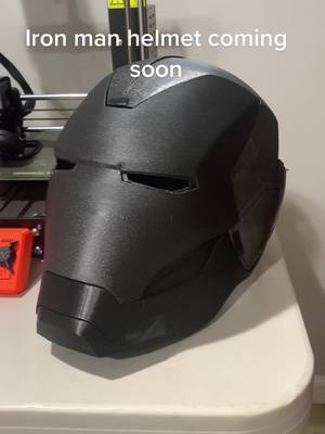 A post by @innoahvation on TikTok caption: Building a working Iron man helmet stay tuned. #multiverse#doctorstrange#wandamaximoff#marvelstudios#marvel#spiderman#cosplay#fyp#foryoupage#nowayhome#engineering#3dprinting#ironman#tonystarkcosplay#tonystark