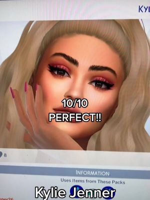 A post by @rating_sims4_celebs on TikTok caption: Reply to @handcuf3dtothed_vil #thesims4 #ratingsims #sims4 #kyliejenner