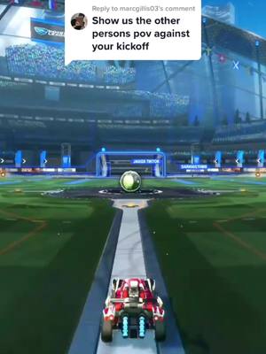 A post by @jay_3_series on TikTok caption: Reply to @marcgillis03  My kickoff is unbeatable #fyp #rocketleague #rocketleaguehighlights #rocketleaguegoals #rocketleagueclips