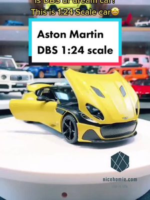 A post by @bestcarshop on TikTok caption: 1:24 Scale DBS #car #diecast #astonmartin #hotweels #carsoftiktok #fyp