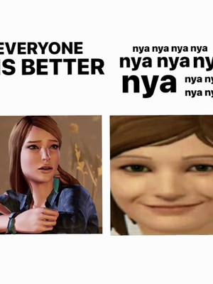 A post by @_still.not.bitten on TikTok caption: Lis before the storm be like: #lifeisstrange #lis #chloeprice #rachelamber #amberprice #nya #everyoneisbetterthanme #meme #beforethestorm