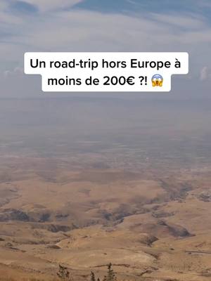 A post by @voyagemaintenant on TikTok caption: Un road trip incroyable tout ça pour moins de 200€ : c’est en Jordanie que ça se passe 😱📍 #jordania #vacances #destination #roadtrip #bonsplansvoyages