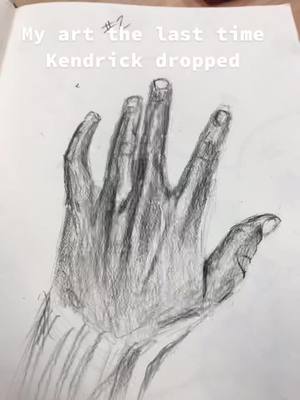 A post by @genuine_arts on TikTok caption: Been a long time #greenscreen #art #kendricklamar #drawing #MentalHealthAwareness