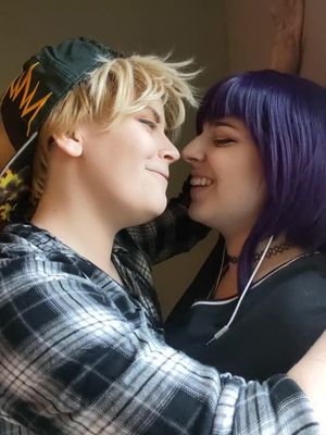 A post by @daisuki_senpai on TikTok caption: An I Oop👀  #bakugou #jirou #katsuki #kyouka #bakujirou #momocon2022 🤤@estley_wyn