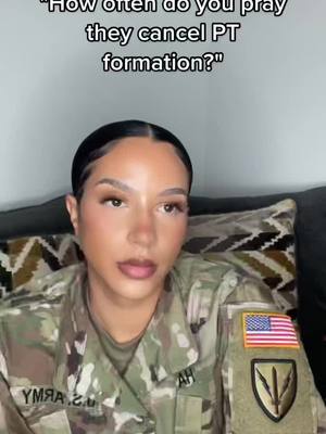 A post by @tiataughtyouwell on TikTok caption: Jk, I love PT ☺️ #miltok #military #militarytiktok #army #airforce #marines #navy #trending #fyp #militarylife