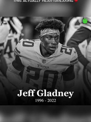 A post by @fulton.szn on TikTok caption: prayers to his family and friends🙏🏽🕊 #fultonszn #fyp #nfl #rip #jeffgladney #pain