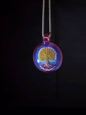 A post by @headyhorizon on TikTok caption: Tree Pendant🌳🔥 (artist-roeglass) #fypシ #headyglass #heady