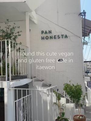 A post by @mellamolady on TikTok caption: adventures in itaewon! #korea #koreatravel #cafeinkorea #panhonesta #vegandessert #glutenfree #seoul #seoullife #seoultravel #seoulkorea #southkorea