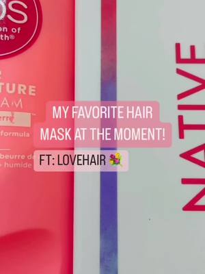 A post by @sienalaviolette on TikTok caption: @Love Hair 💗 this hair mask has so many great benefits! It left my hair soft and silky! #lovehair #ad