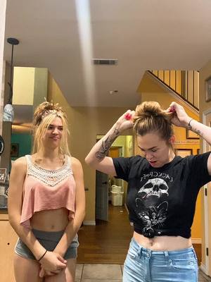 A post by @mischiefxmanaged on TikTok caption: I LIIIIIIVE to embarrass her #MINDORDERING #PerfectPrideMovement #ReadyForHell