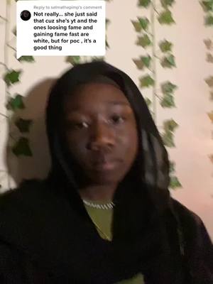 A post by @naneesense on TikTok caption: Reply to @selmathepimp  i don’t think we’re at the point of where influencers are the same as celebrities but its something i can see happening in the future