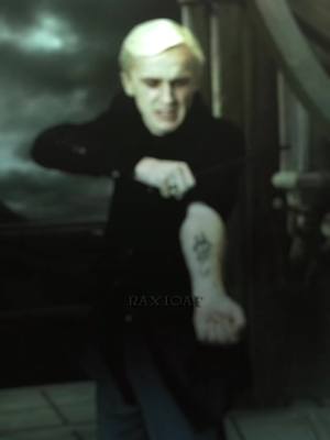 A post by @raxioae on TikTok caption: Draco death eater 🫦 #dracomalfoy #harrypotter #noblegrp #halfbloodsoc #fypシ #viral