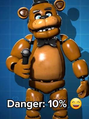 A post by @golden_edits21 on TikTok caption: FNaF AR Edit Freddy ⚠️[Danger]⚠️ #freddy #fnaf #fnafar #foryou #alertjumpscare #goldenfreddy #fyp