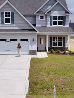 A post by @thenatdarling on TikTok caption: Progress check in 📍238 Nairn (Lot 4) Street, Fayetteville NC 28311 $394,950 // est. completion 7/29/2022 #realestate #ncrealtor #fayettevillenc @Welcome Home Team