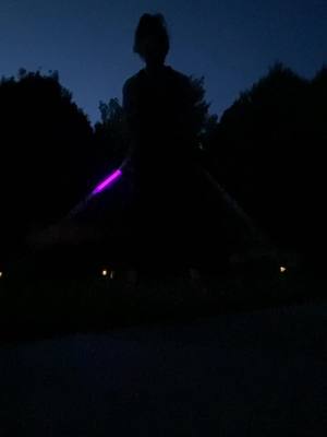 A post by @captainkaycee on TikTok caption: I need to do a Darth Revan shoot one of these days now that I have a purple and red lightsaber…. #revan #starwars #lightsaber