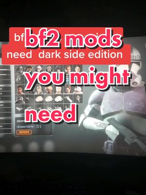 A post by @rxbln_ae on TikTok caption: battlefront2 mods you might need dark side 😈 #bf2 #bf2mods