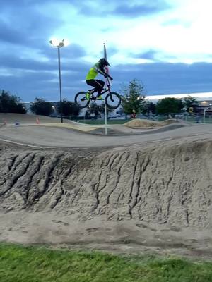 A post by @uncle_nic_bmx on TikTok caption: Working on floating #upshawtrained #whatedrivesyou #driven #bmxcowboy #bmx #usabmx #radracing