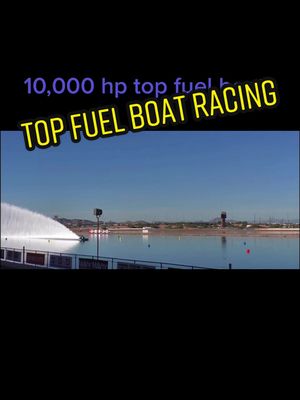 A post by @ccracingg on TikTok caption: 10,000 sea horse power 😂 #fyp #foryou #boat #boatracing #racing #fast #car #race #nitro