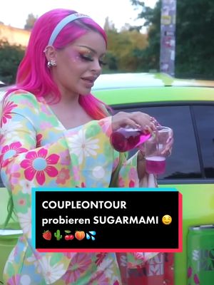 A post by @sugarmami.official on TikTok caption: SUGARMAMI der Sparkling Softdrink by @katjakrasavice kommt noch diesen Sommer 🤤 So schmeckt es @Vanessa & Ina ♥️ #sugarmami #katjakrasavice